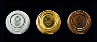  ⭕️ Medallas Olímpicas de material reciclado