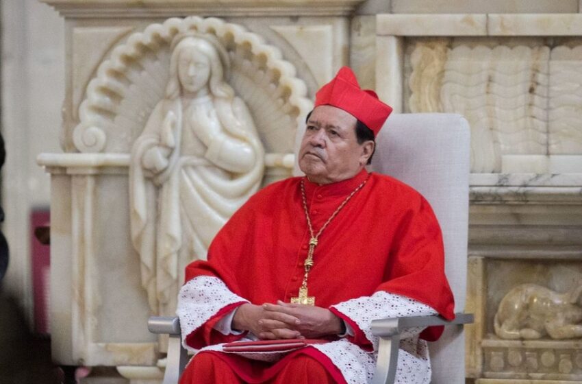  Arquidiócesis aclara que Norberto Rivera reporta mejoría tras ser hospitalizado por Covid