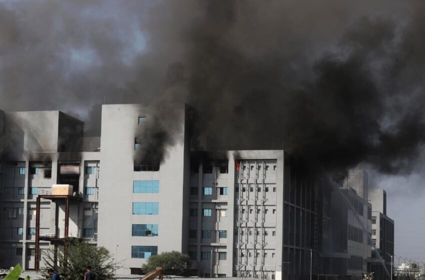  Incendio en una de las sedes del mayor fabricante de vacunas del mundo en India: al menos cinco muertos