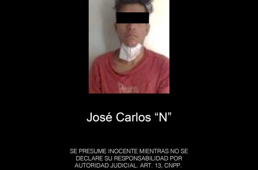  Detiene SSP a José Carlos «N» por presunto robo de neumáticos, en Veracruz