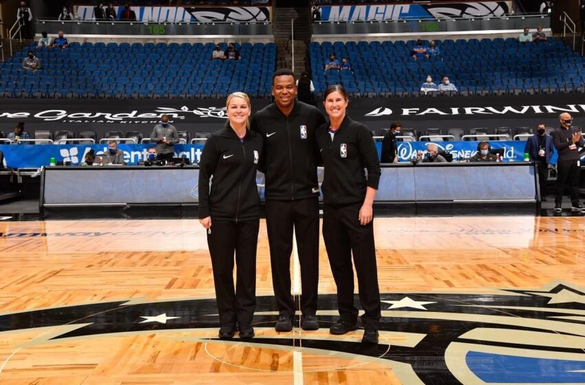  Natalie Sago y Jenna Schroeder hacen historia en la NBA en el Magic vs Hornets