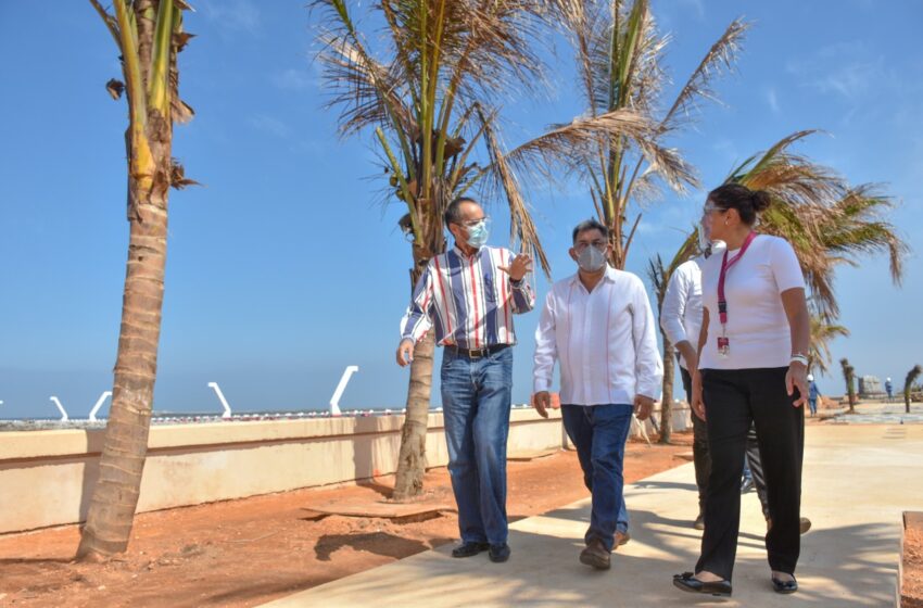  Avanzan las obras de mejoramiento urbano en Coatzacoalcos