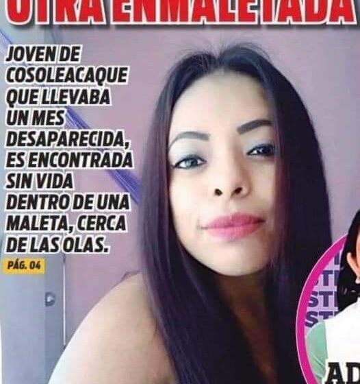  Cuerpo de joven desaparecida: fue encontrado dentro de una maleta