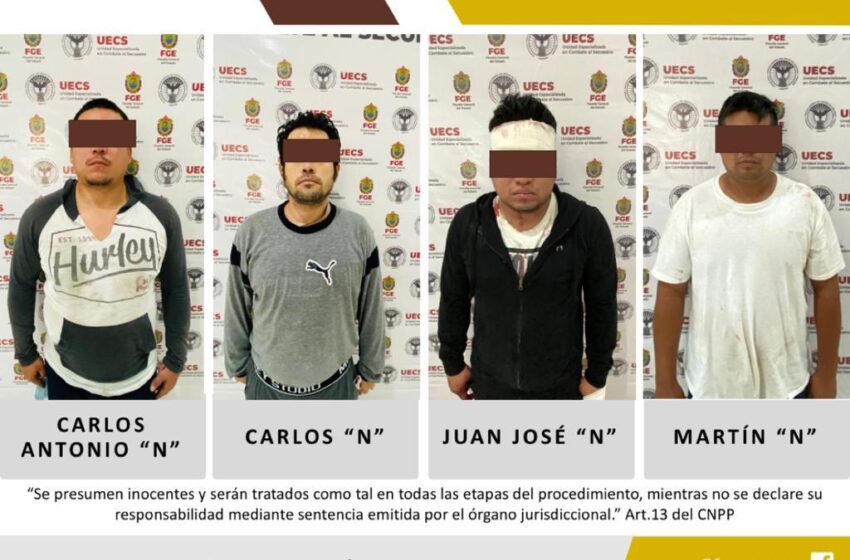  🔴En la zona sur UECS libera a dos víctimas y detiene a siete presuntos secuestradores