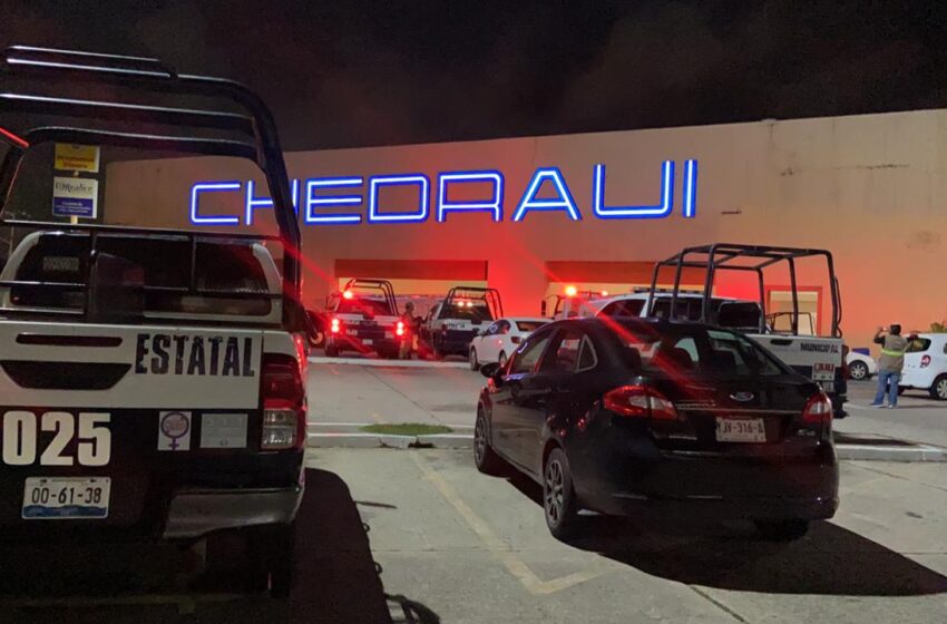  Se registra incendio al interior de Plaza Cristal Coatzacoalcos