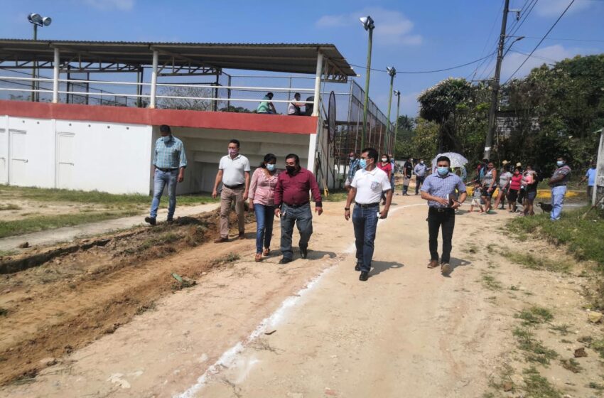  Arranca Gobierno de Moloacán pavimentación de la calle Melchor Ocampo en la cabecera municipal