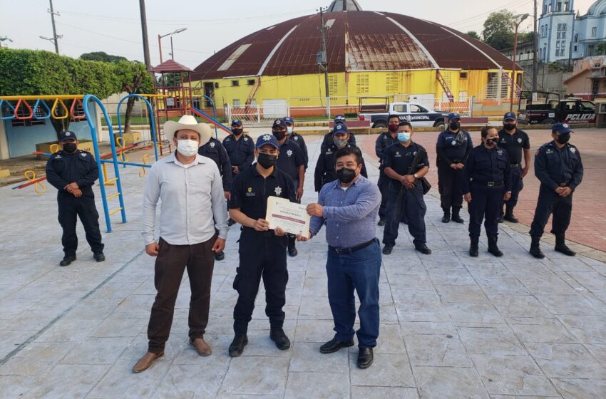  Con elementos preparados se garantiza la seguridad en Moloacán