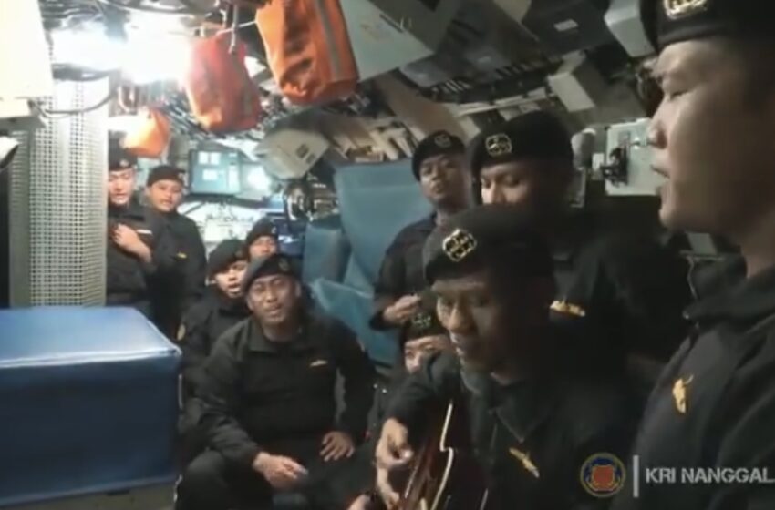  “Hasta que nos volvamos a ver”, la última canción que escucharon los marineros del submarino indonesio