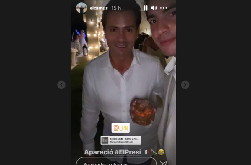  Reaparece Peña Nieto en boda en República Dominicana