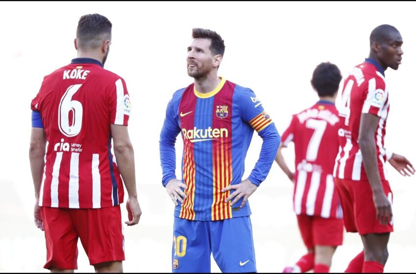  Barcelona y Atlético de Madrid empatan y le dan vida al Real Madrid