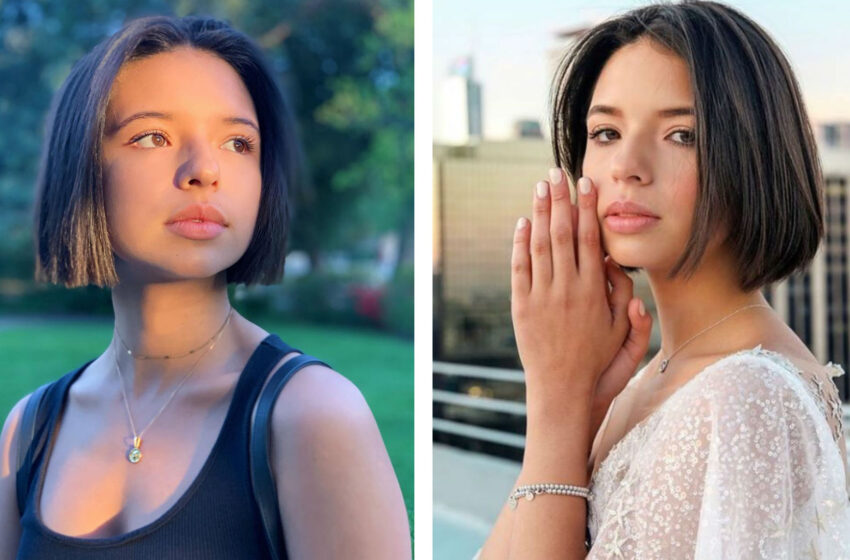  Ángela Aguilar presume BELLEZA natural; posa sin MAQUILLAJE y en coqueto bañador.