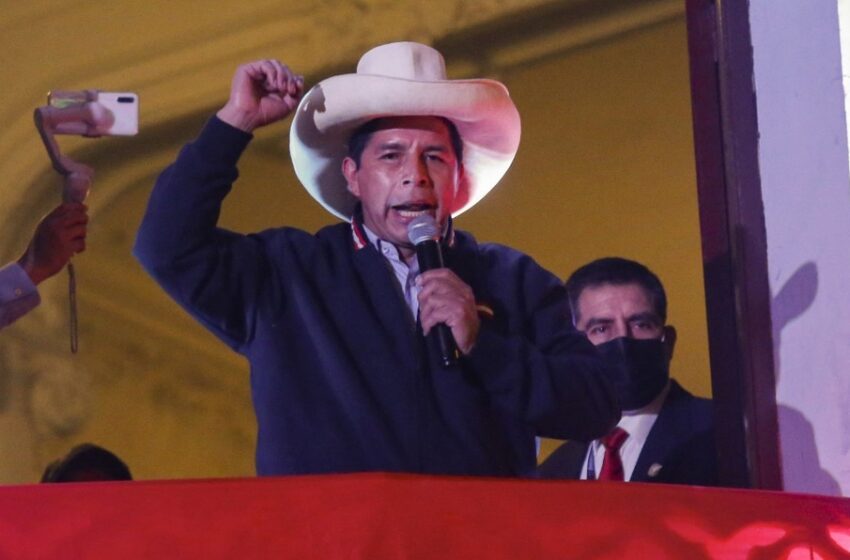 «Un nuevo tiempo ha iniciado»: Pedro Castillo tras fin de cómputo electoral en Perú