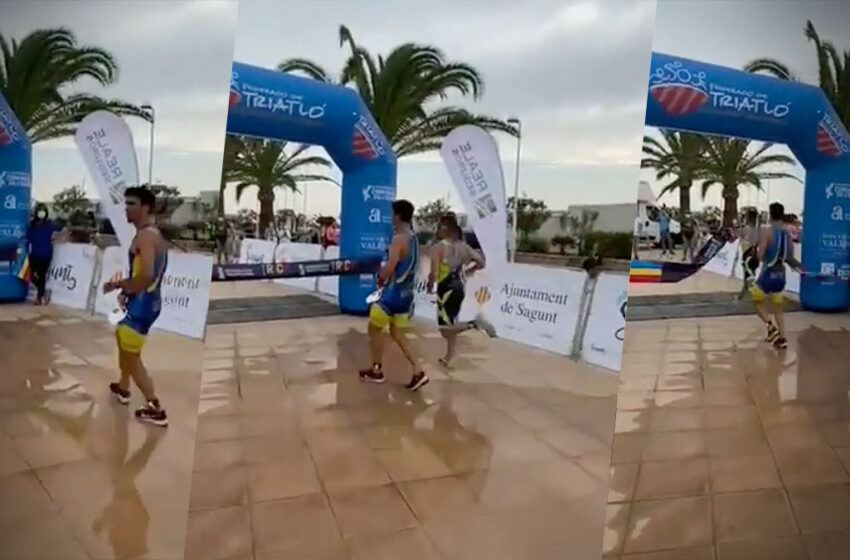  Atleta celebra antes de llegar a la meta y pierde primer lugar en carrera.