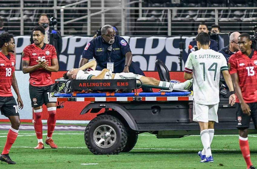  “Chucky” Lozano fuera de peligro, pero se pierde la Copa Oro.