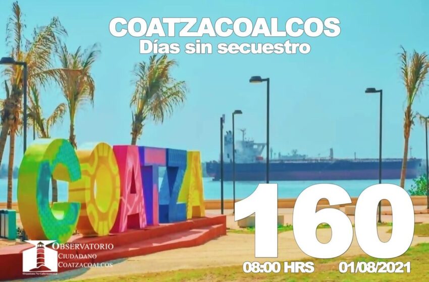  Reporta Observatorio Ciudadano cero secuestros en Coatzacoalcos