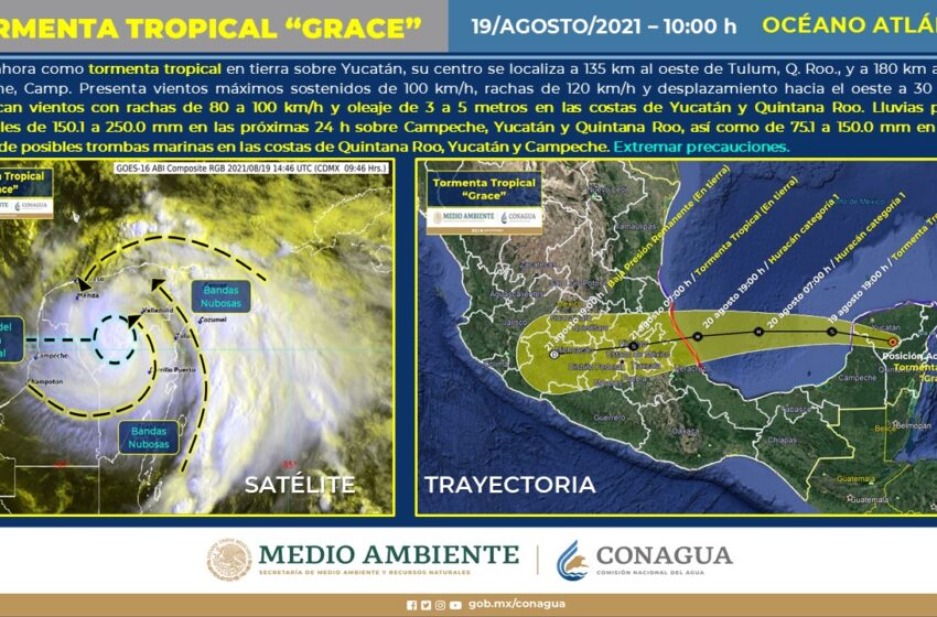  “Grace” podría impactar entre Tamiahua y Úrsulo Galván