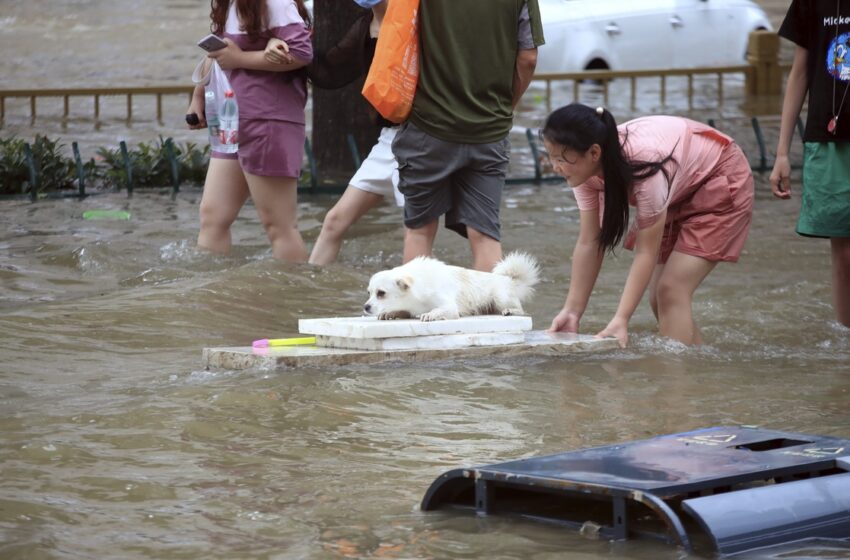  Calculan más de 300 muertos en inundaciones en China