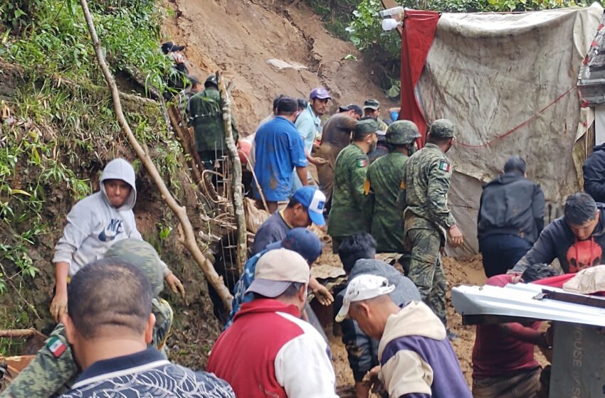  Reportan siete fallecidos por deslaves en Xalapa