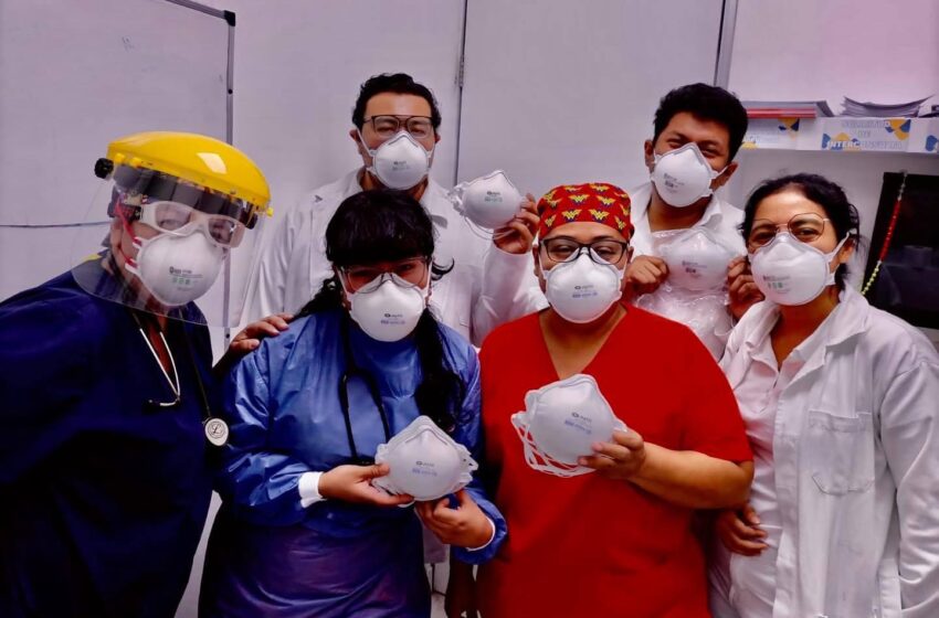  Fundación Te Queremos Ayudar donó 4 mil mascarillas N95 a personal médico