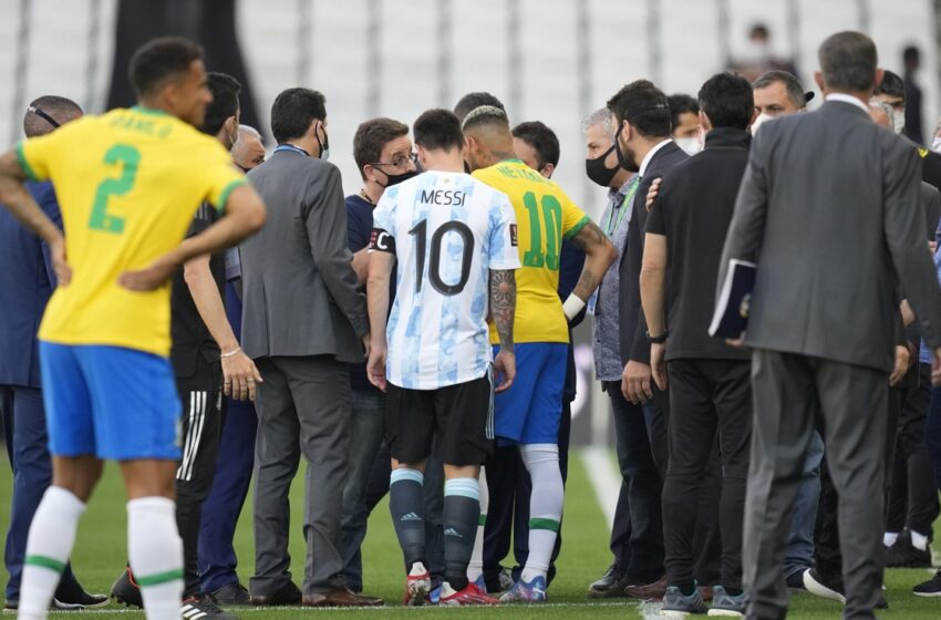  Interrumpen el Brasil-Argentina por polémica sobre protocolo anticovid
