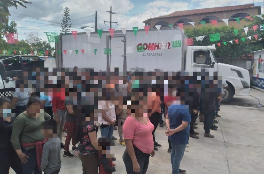  Resguarda SSP a 156 migrantes; detiene a tres, en Agua Dulce, Las Choapas y Misantla