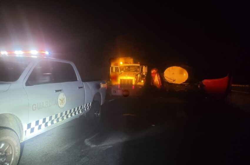  Accidente en autopista La Tinaja–Cosoleacaque ocasionó cierre total esta madrugada
