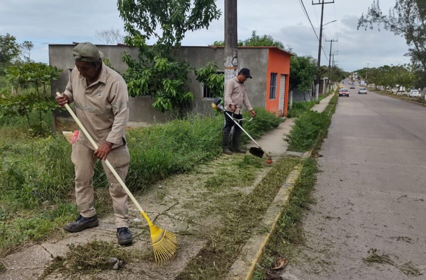  Busca Ayuntamiento rescatar áreas verdes de Nanchital