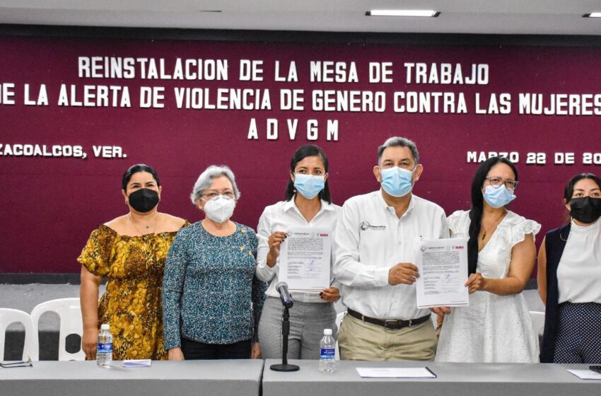  Reinstalen “Mesa de Trabajo de la Alerta de Violencia de Género contra las Mujeres”