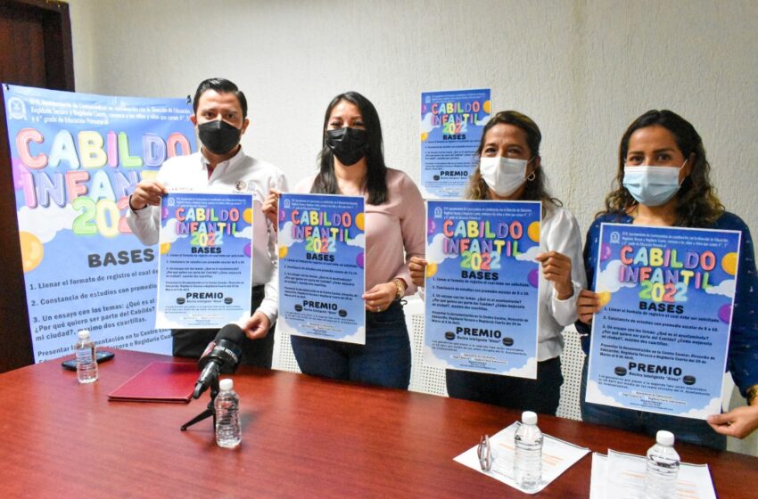  Convocan a integrar el Cabildo Infantil 2022