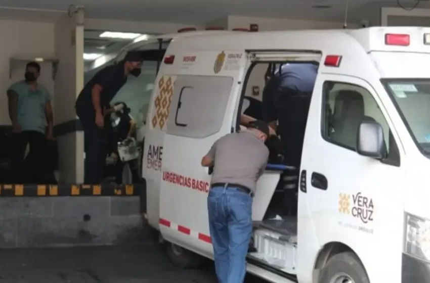  Se registra fuerte accidente automovilístico en JB Lobos de Veracruz