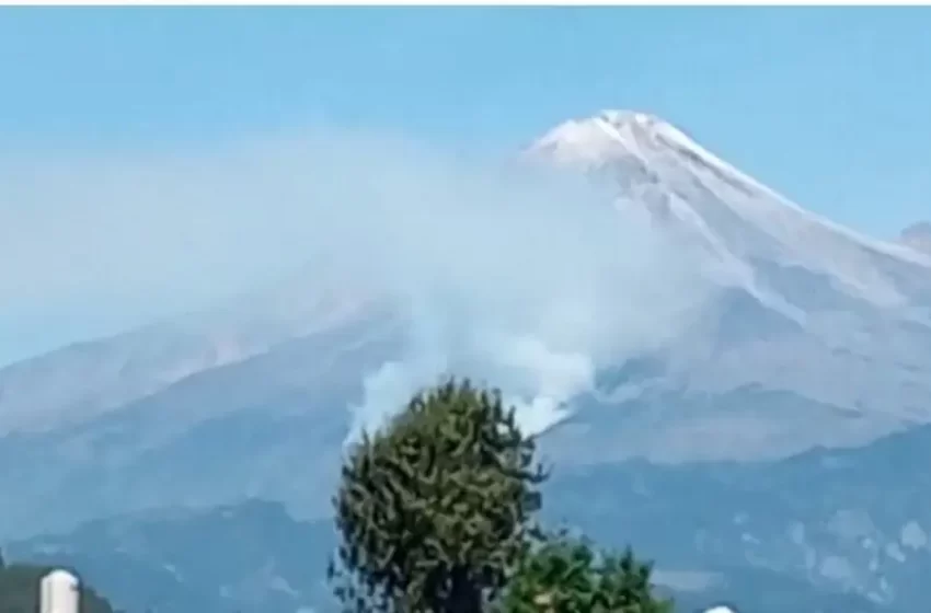  Incendio en inmediaciones del Pico de Orizaba
