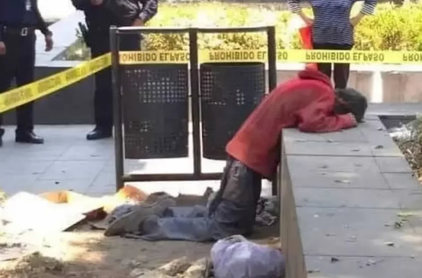  Hallan muerto a “El Abuelito” arrodillado frente a la iglesia