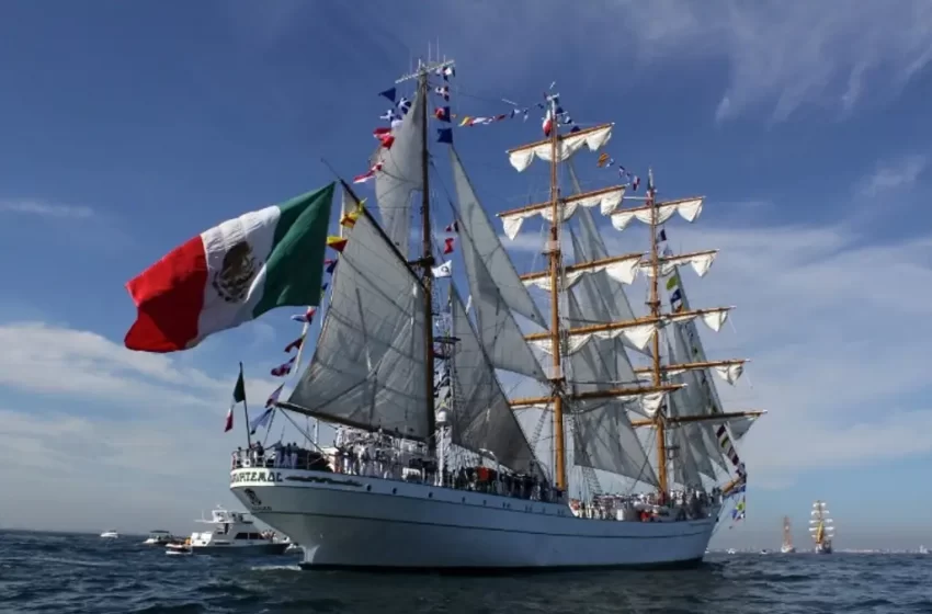  Llegará a Veracruz el buque escuela Cuauhtémoc de México (Video)