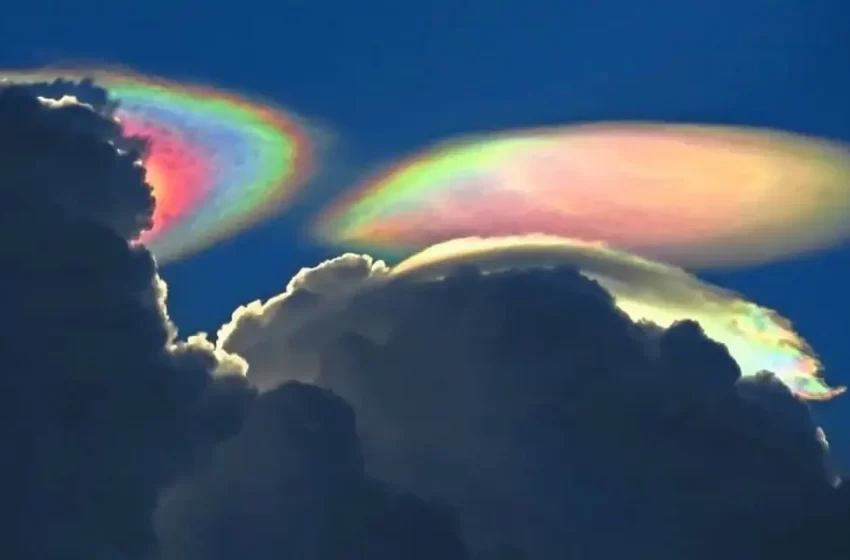  Esto explican sobre las nubes de colores que se observaron en Veracruz