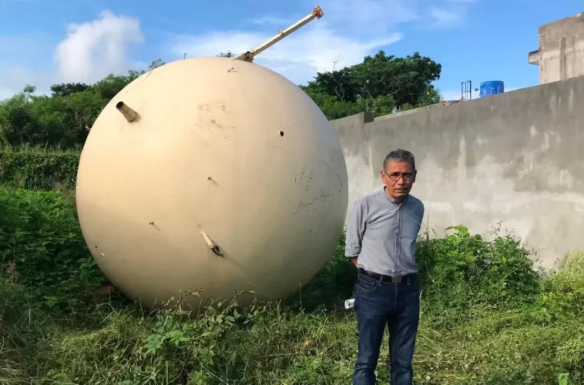  Esta es la verdadera historia de la esfera que decían “cayó del cielo” en Veracruz