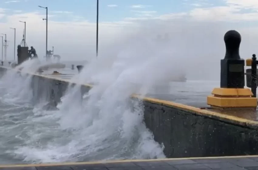  Norte se intensifica lentamente en Veracruz; podría alcanzar rachas de 110 km/h