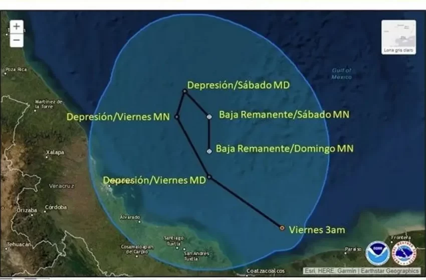  «Precaución: Lisa mantiene probabilidad de tormentas y lluvias en Veracruz”; hay Alerta Gris