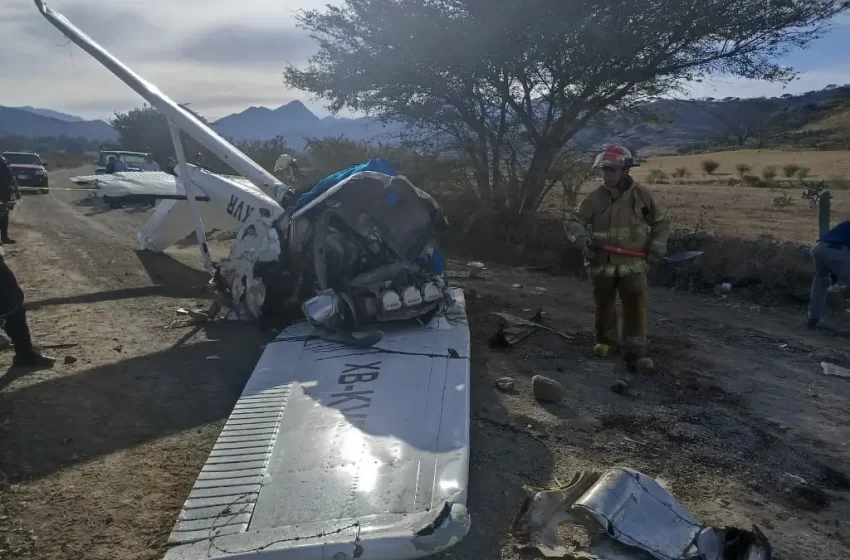  Deja dos muertos caída avioneta; entre ellos una niña