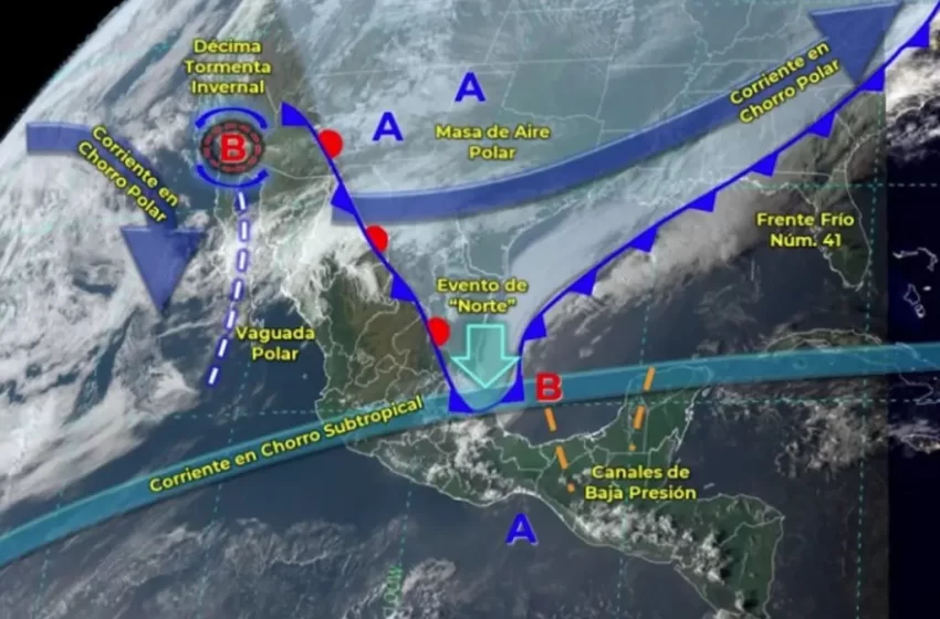  Prevén nevadas por tormenta invernal; saque la cobija