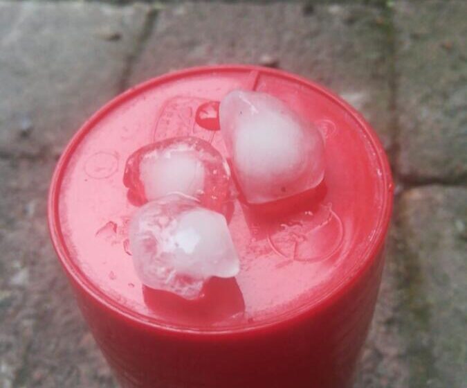  Así captaron granizada en varios municipios de Veracruz