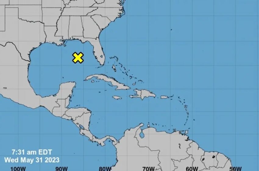  Se forma disturbio en el Golfo de México; checa su posible trayectoria