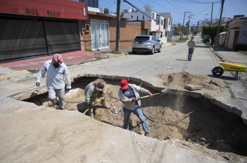  Gobierno de Coatzacoalcos intensifica mantenimiento integral en colonias y accesos principales